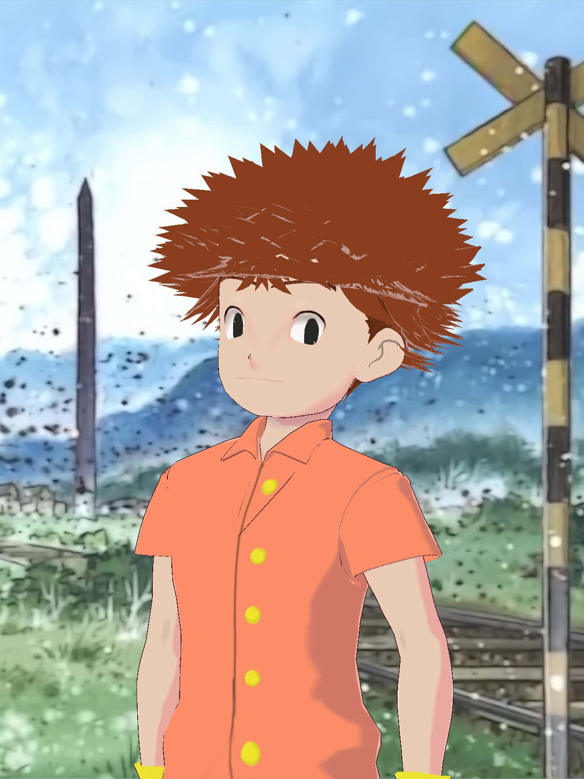 Izzy Izumi Digimon Character Wallpaper