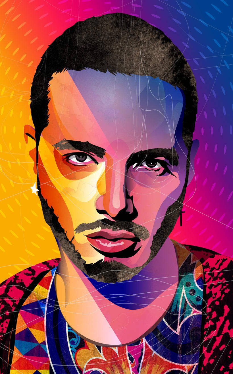 J Balvin Pop Art Wallpaper