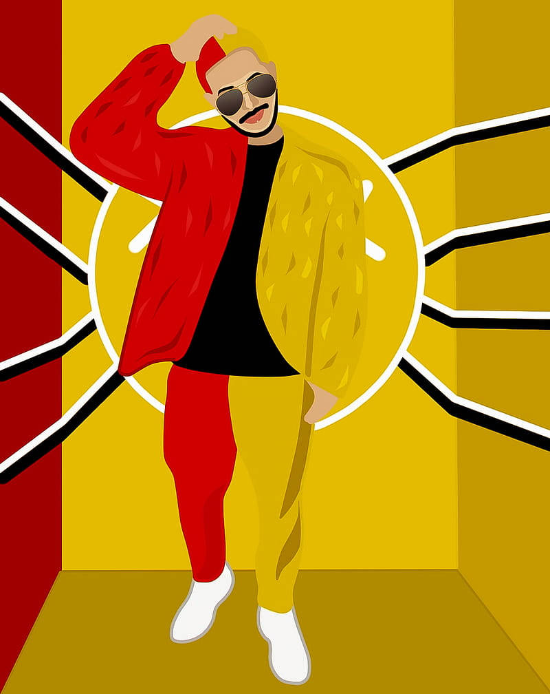 J Balvin Vector Art Wallpaper