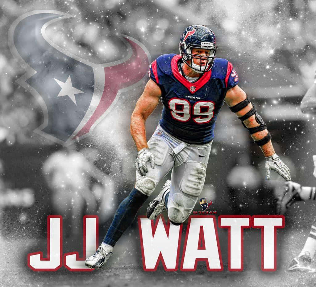 J.j. Watt, Three-time Defensive Player Of The Year Wallpaper