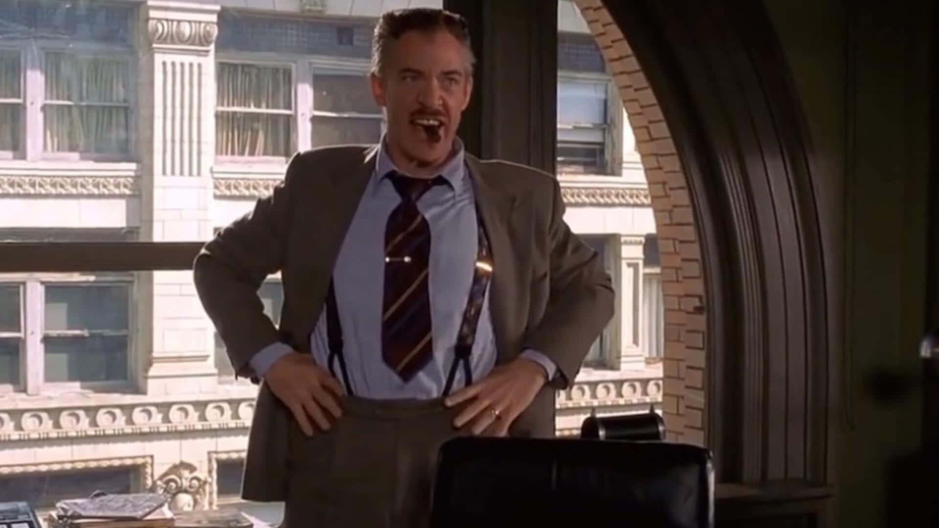 J. Jonah Jameson Caught In Action As The Iconic Editor-in-chief Of The Daily Bugle Wallpaper