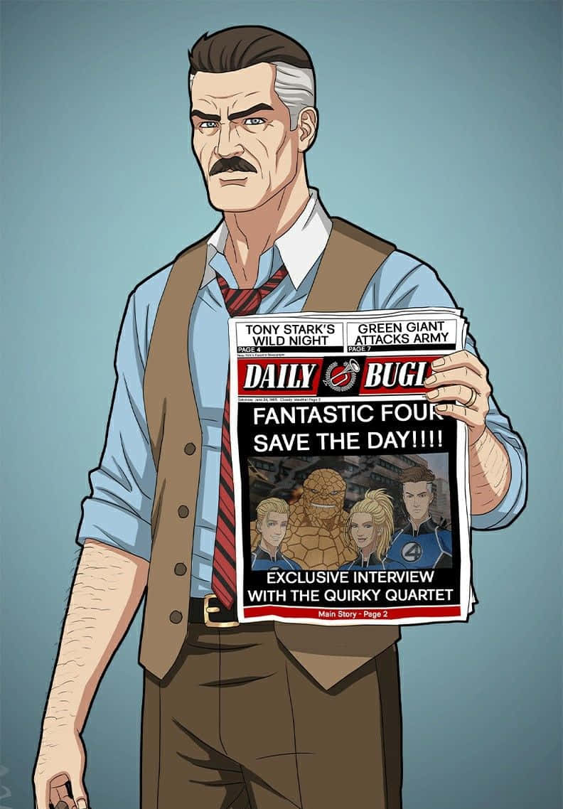 J. Jonah Jameson - Daily Bugle Editor-in-chief Wallpaper