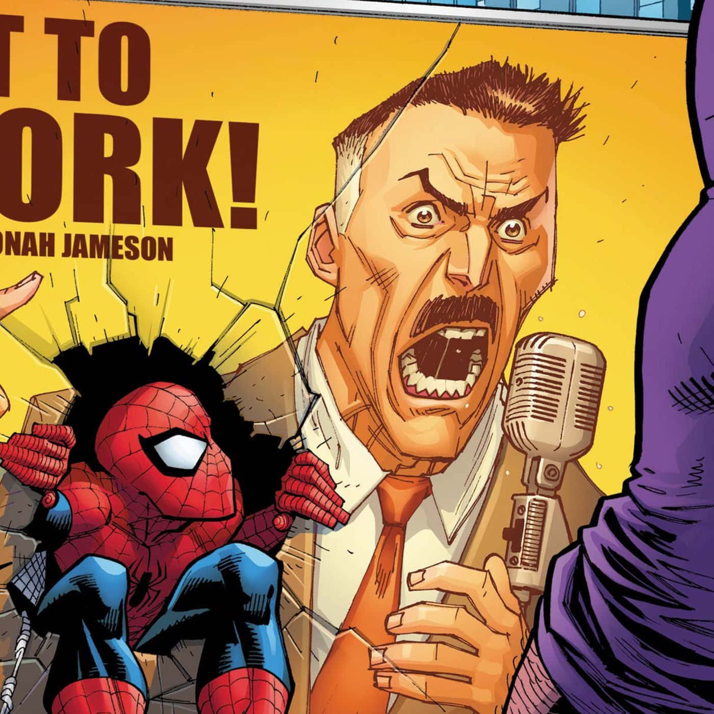 J. Jonah Jameson In His Office Wallpaper