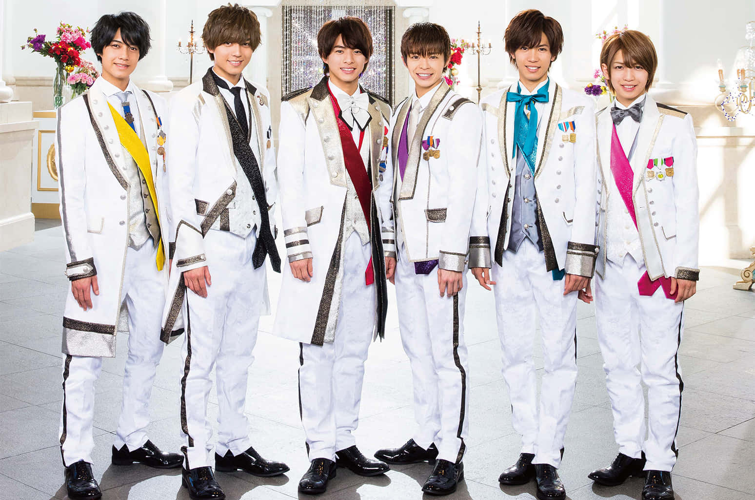 J-pop Group Performimg On Stage Wallpaper