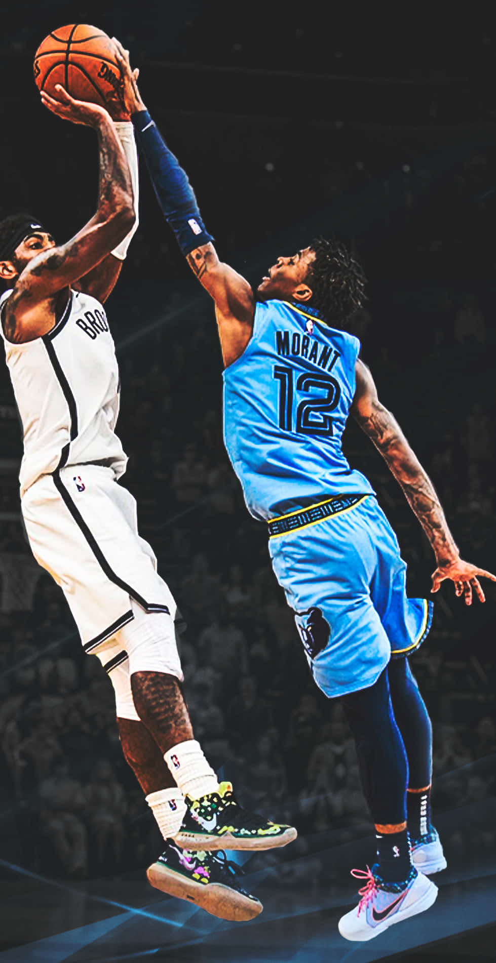 Ja_ Morant_ Basketball_ Block_ Attempt Wallpaper