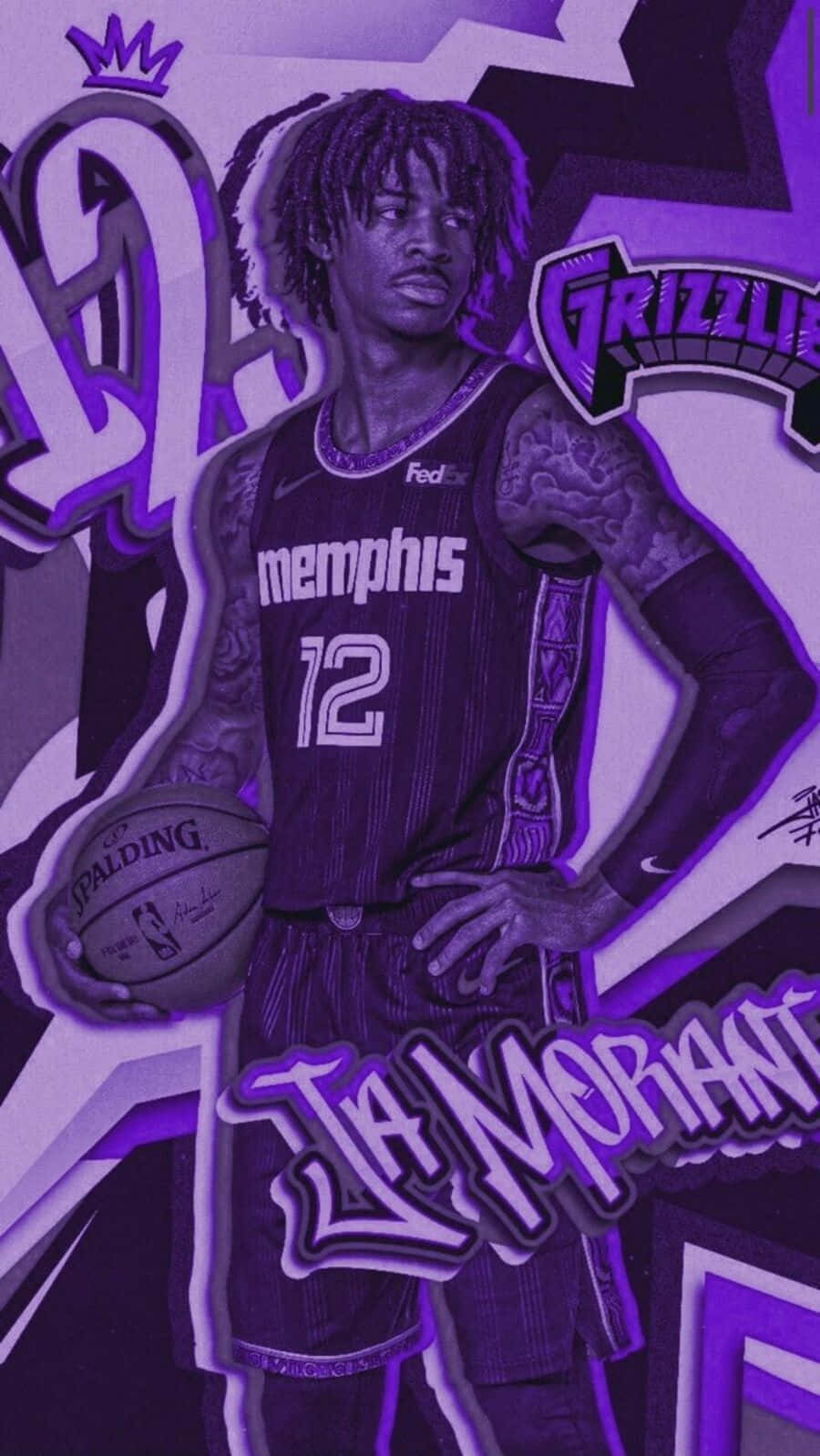 Ja Morant Memphis Grizzlies Artwork Wallpaper