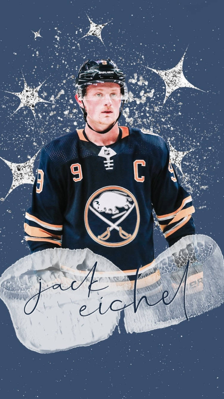 Jack Eichel - The Star Amidst Sparkling Snowflakes Wallpaper