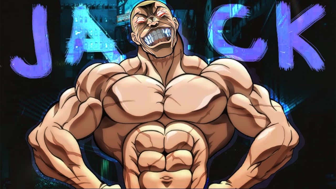 Jack Hanma Muscular Anime Character Wallpaper