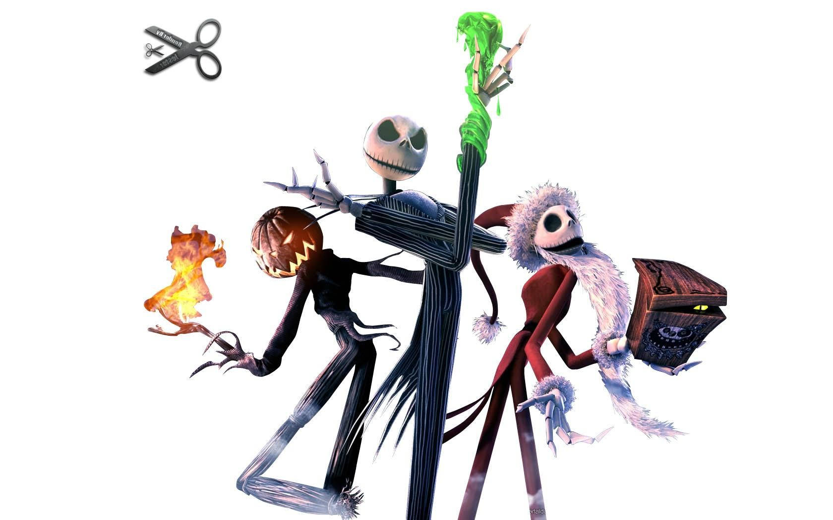 Jack Skellington In Action Wallpaper