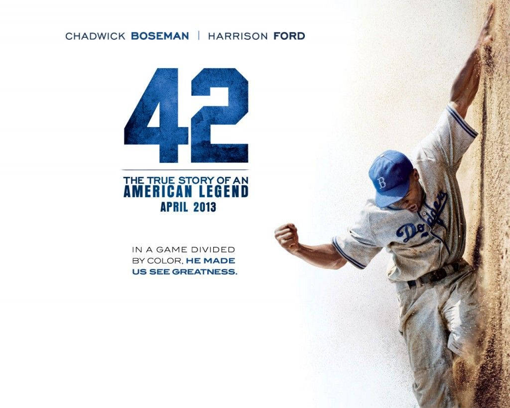 Jackie Robinson 42 Movie Poster Wallpaper