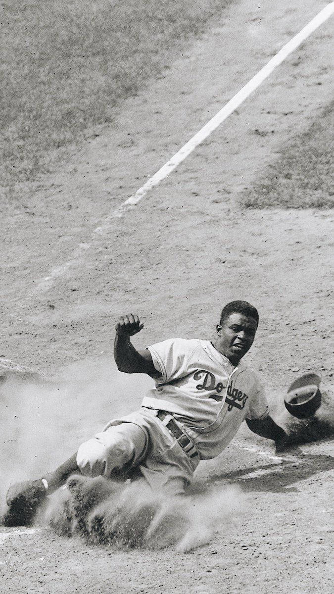 Jackie Robinson Splash Slide Wallpaper