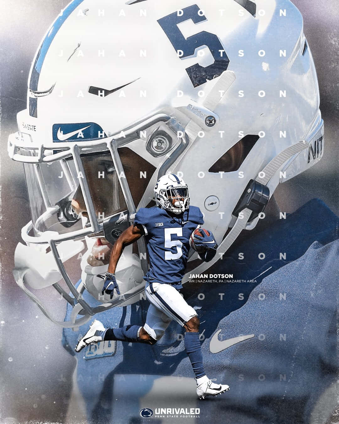 Jahan Dotson Penn State Football Art Wallpaper