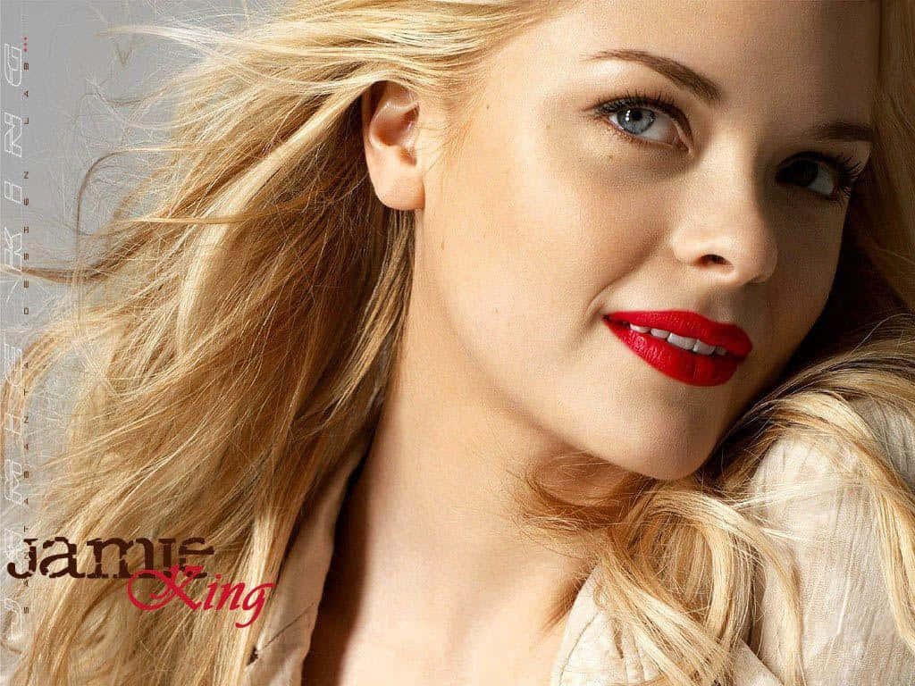 Jaime King Radiating Elegance And Confidence Wallpaper