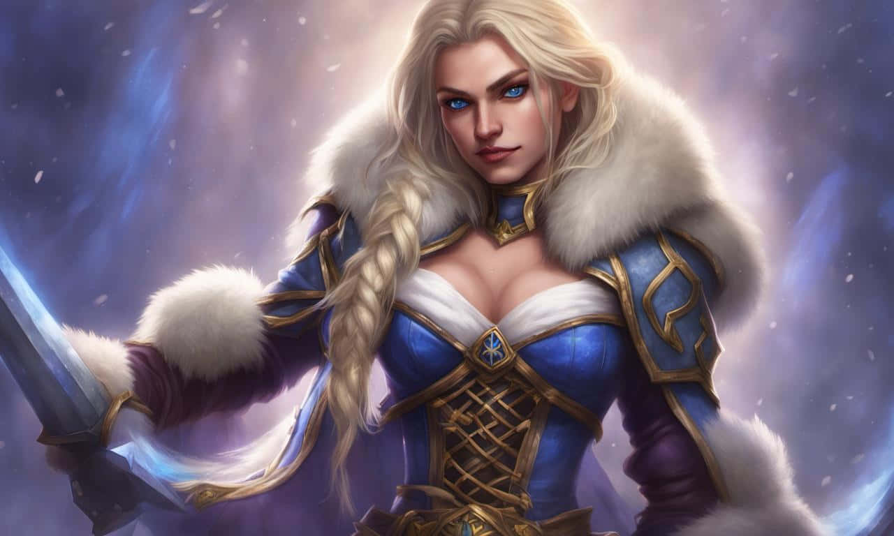 Jaina Proudmoore Warcraft Mage Wallpaper