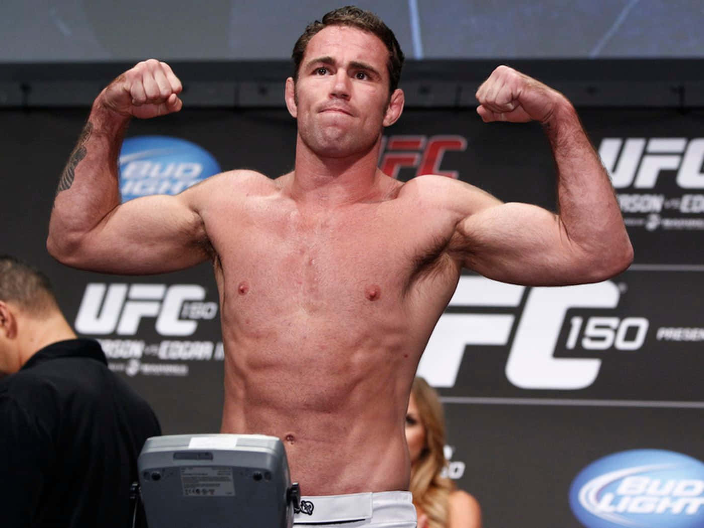 Jake Shields In Action At Ufc 150, August 2012 Wallpaper