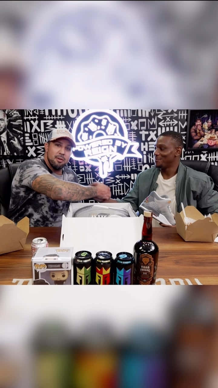 Jamahal Hill With Brendan Schaub Wallpaper