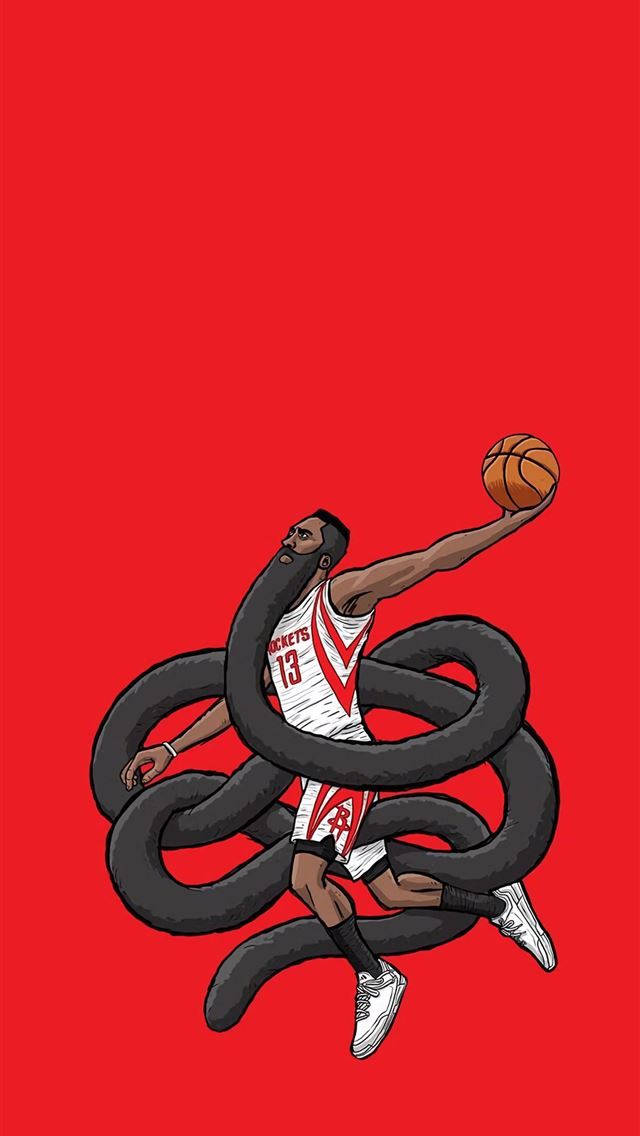 James Harden Fear The Beard Wallpaper