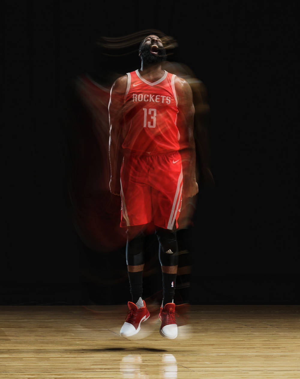 James Harden Motion Blur Wallpaper