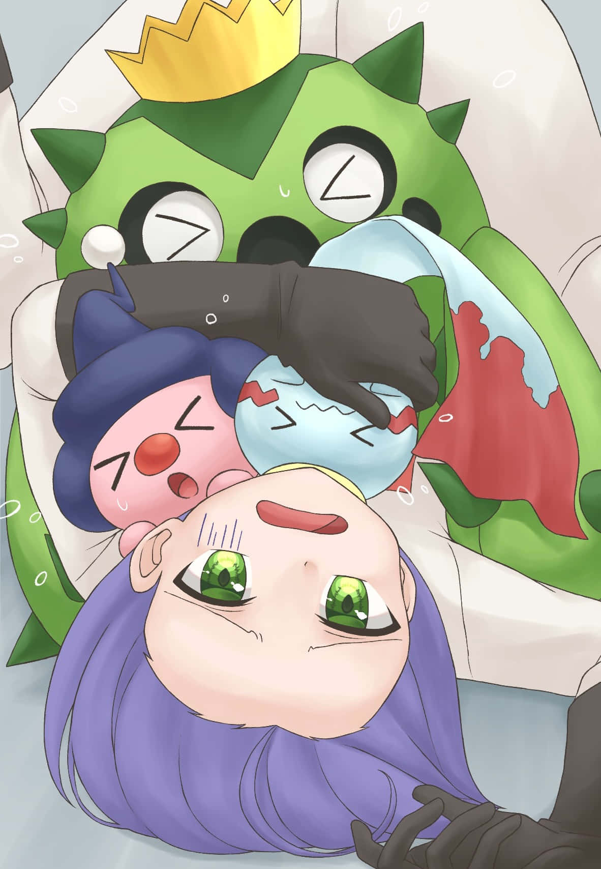 James Hugging Mime Jr. Chimecho And Cacnea Wallpaper