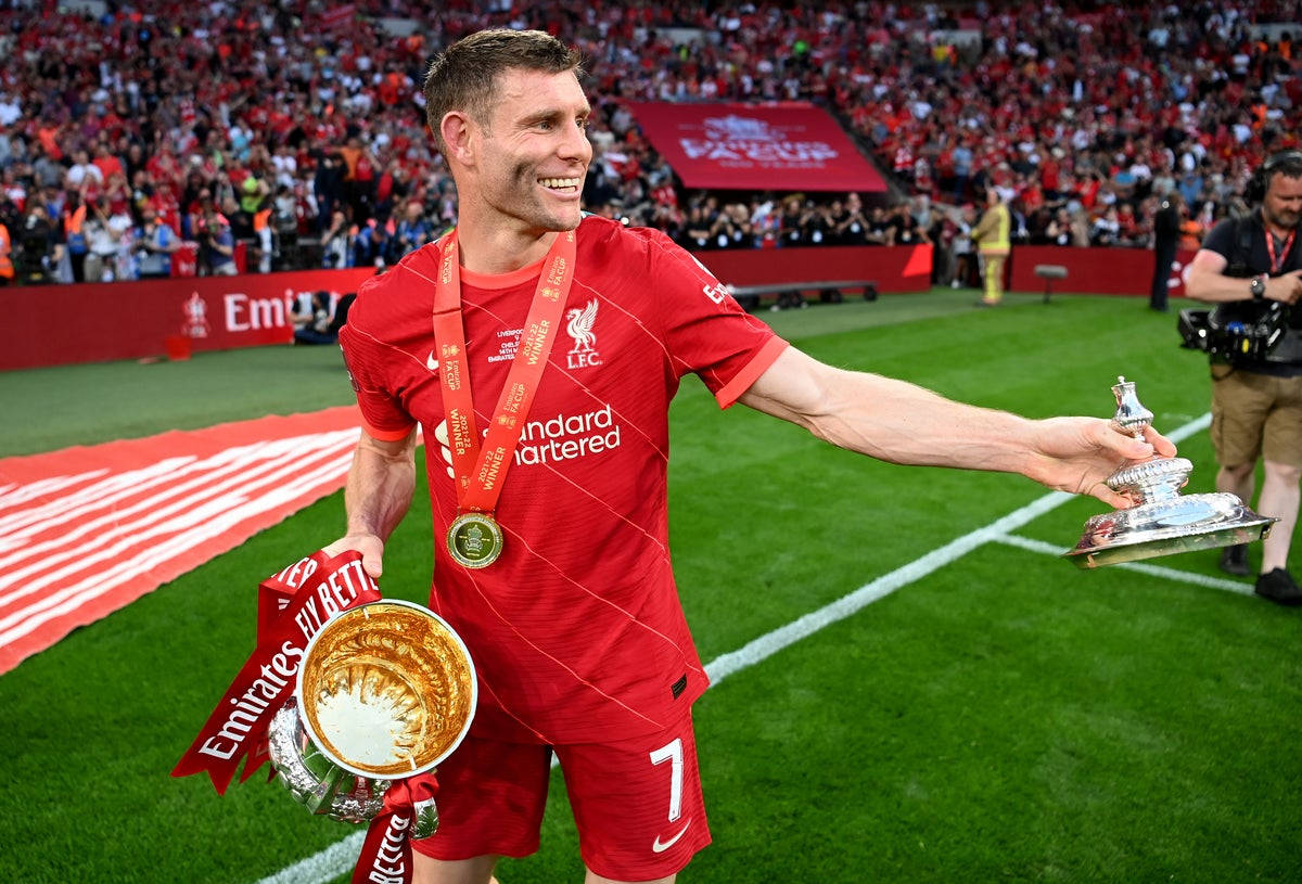 James Milner Trophy Lid Wallpaper