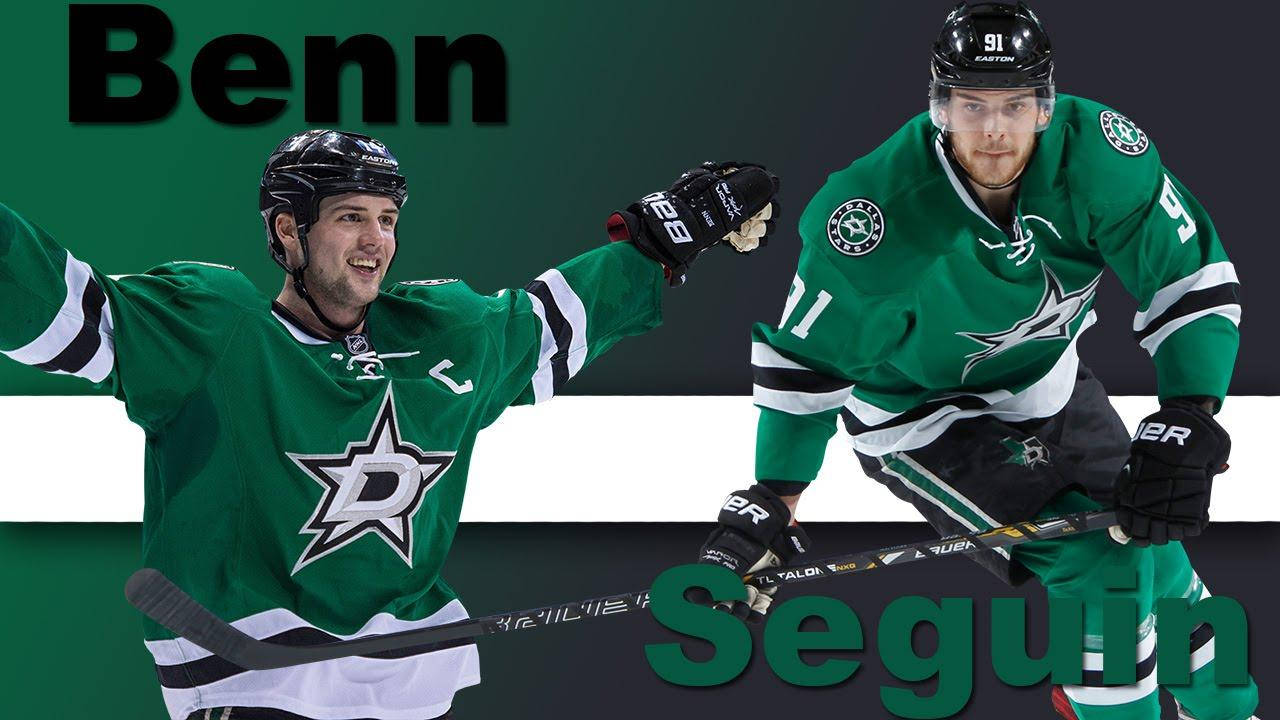 Jamie Benn With Tyler Seguin Poster Fanart Wallpaper