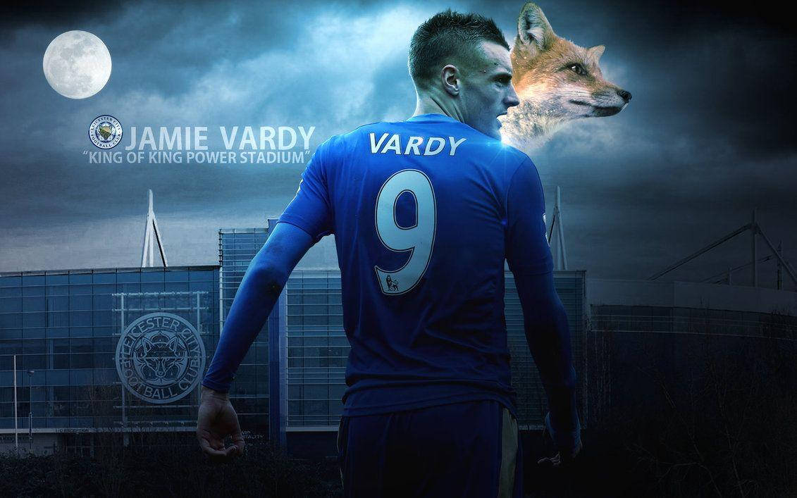 Jamie Vardy Fox King Power Wallpaper