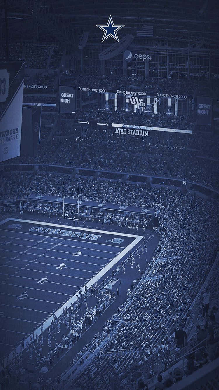 Jampacked Stadium Of Dallas Cowboys Iphone Wallpaper