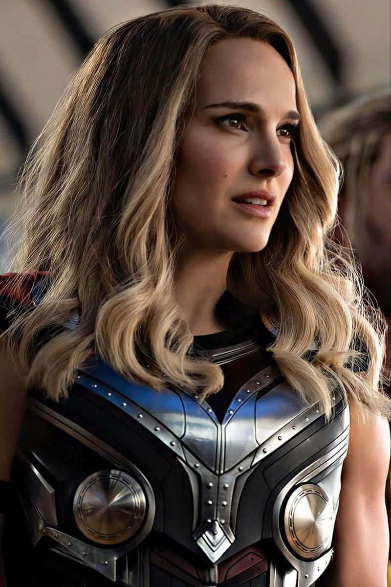 Jane Foster: A Female Thor In Action Wallpaper