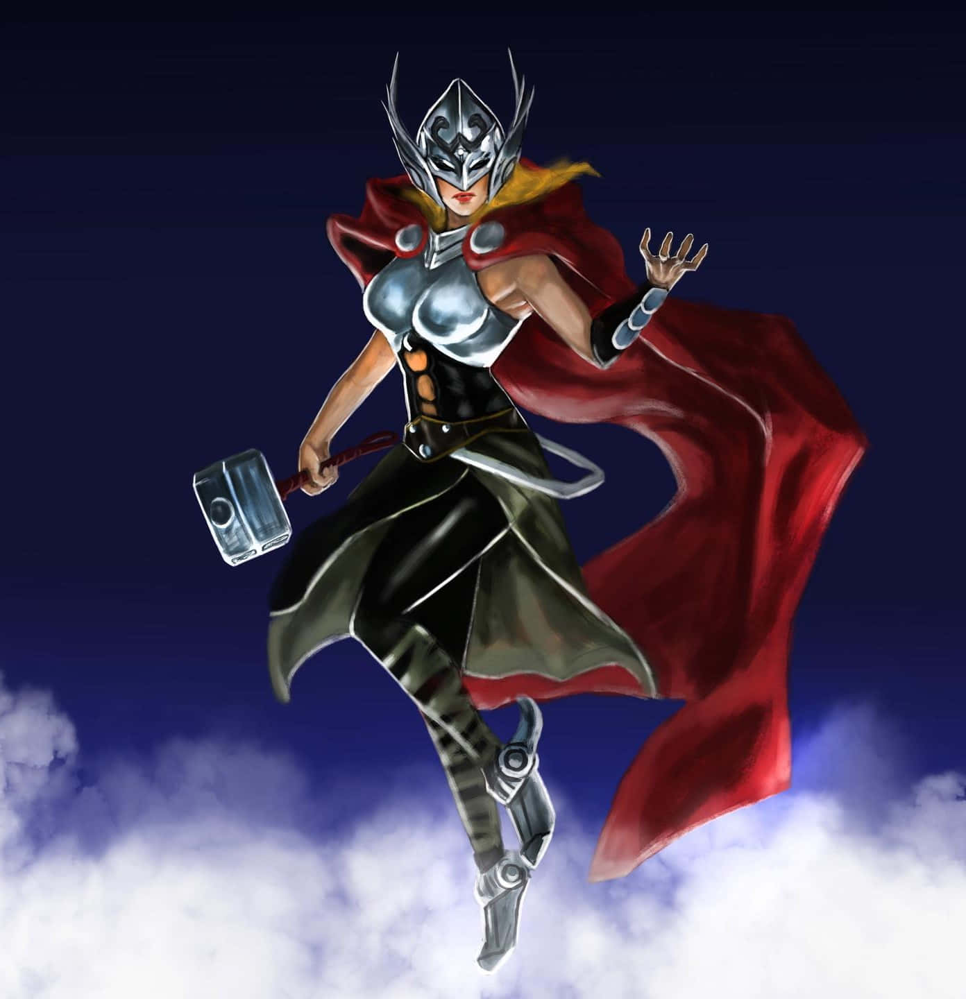 Jane Foster As Thor, Goddess Of Thunder Wallpaper