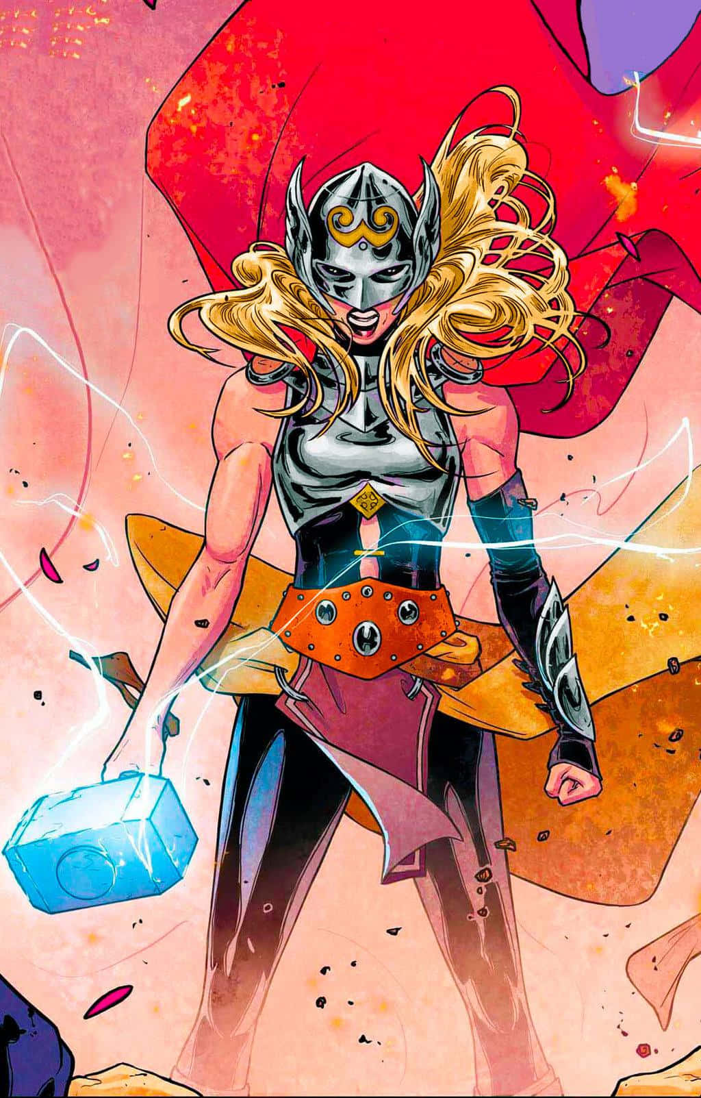 Jane Foster Standing Tall And Powerful In Her Costume Wallpaper