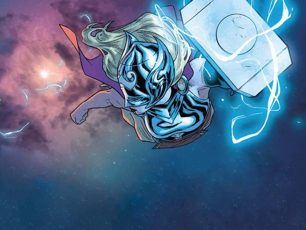 Jane Foster, The Mighty Thor, Soaring Through The Skies Wallpaper