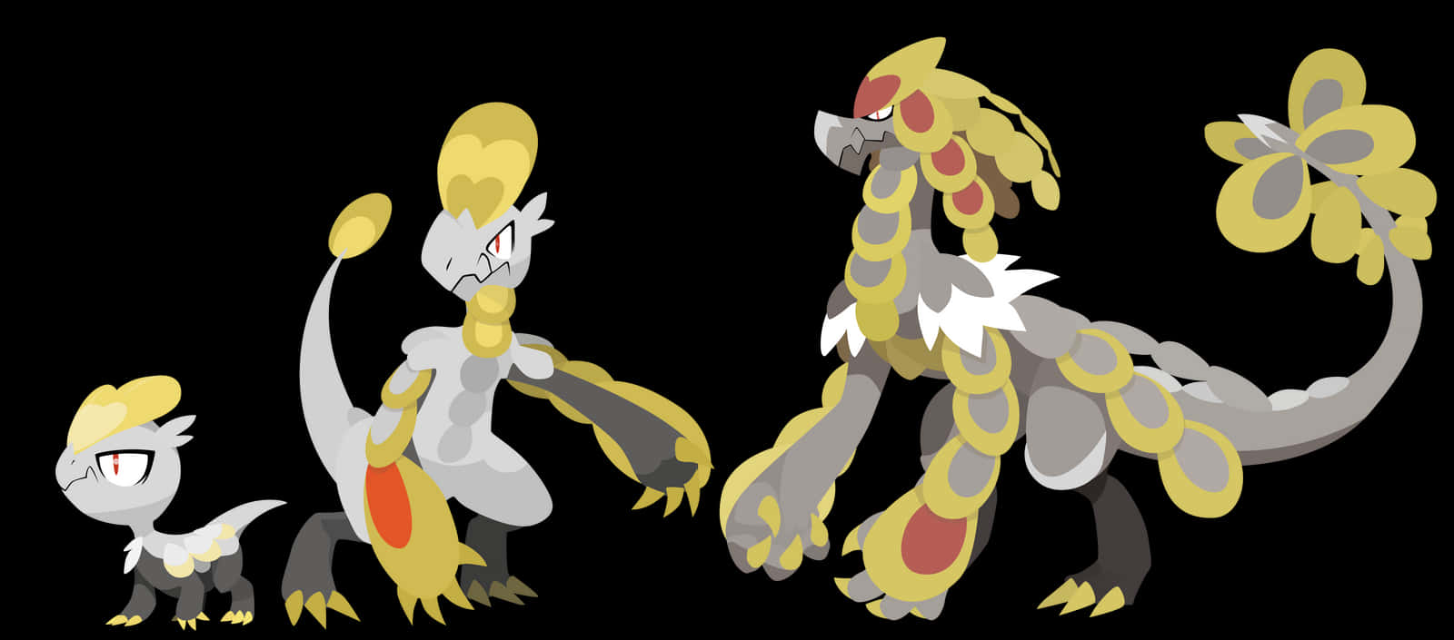 Jangmo-o Evolution Chain Wallpaper