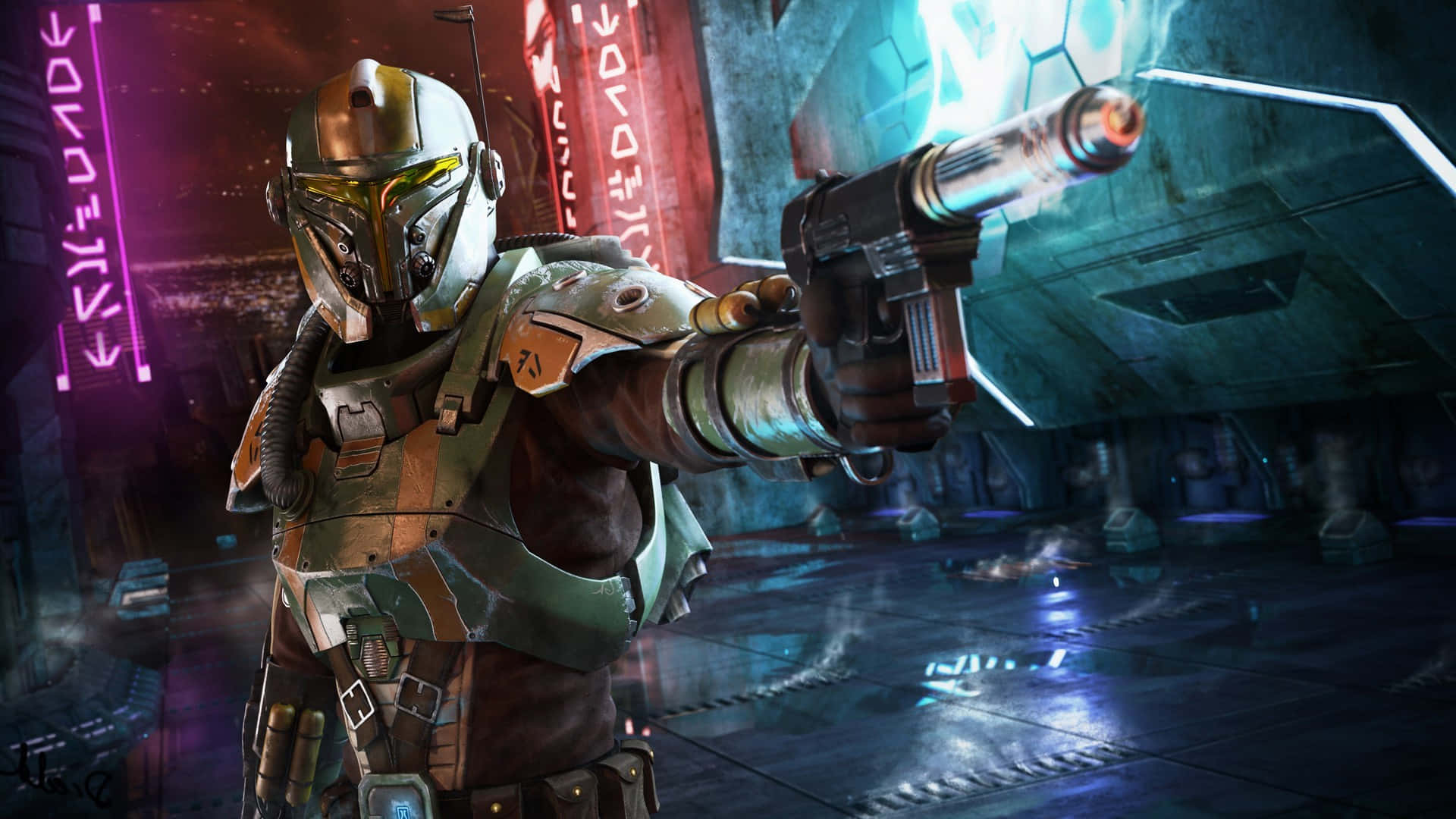 Jango Fett, The Intergalactic Bounty Hunter Wallpaper