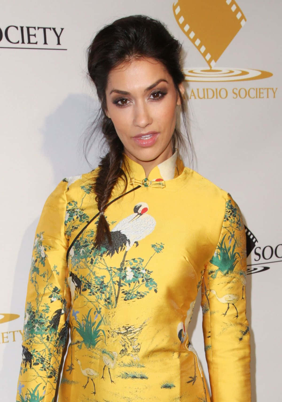 Janina Gavankar Striking A Pose In A Stunning Outfit Wallpaper