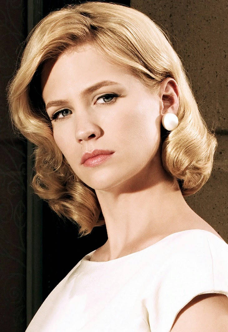 January Jones Retro Hair Wallpaper