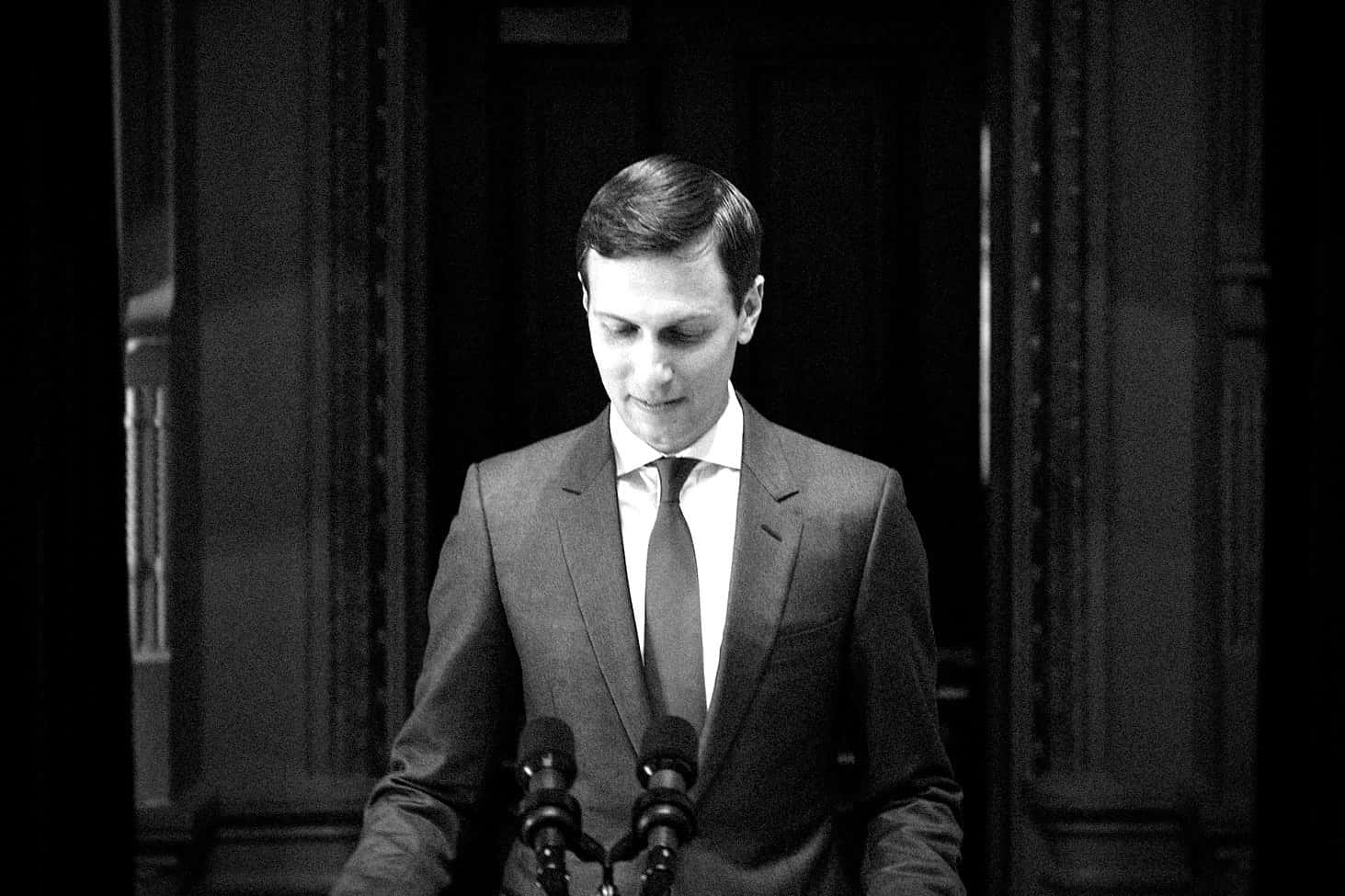 Jared Kushner Black And White Wallpaper