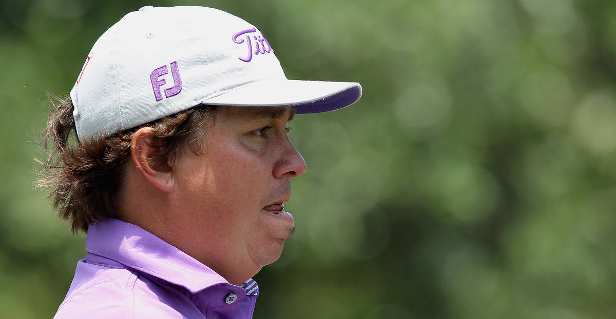 Jason Dufner In A Purple Cap Wallpaper