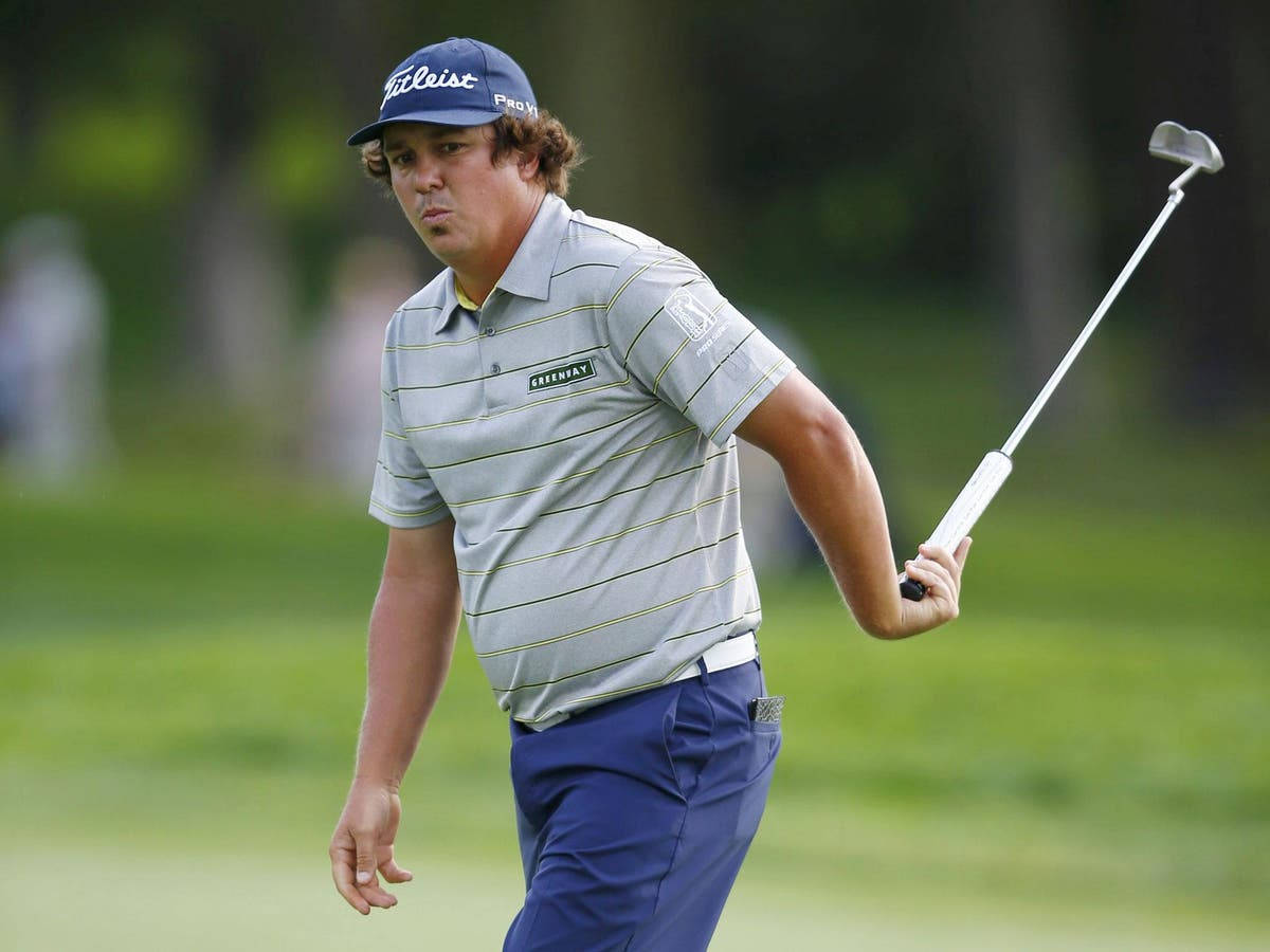 Jason Dufner Swaying His Golf Club Wallpaper