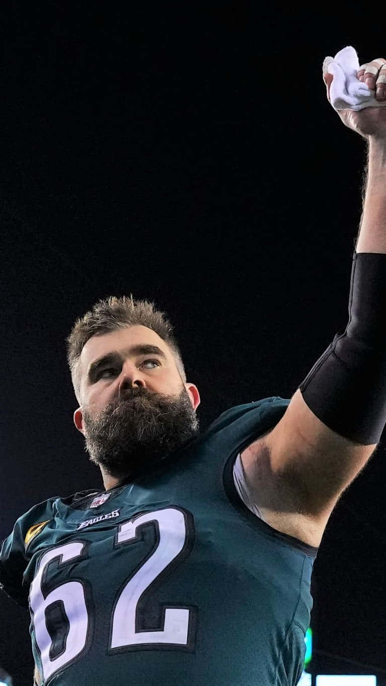 Jason Kelce In Action Wallpaper