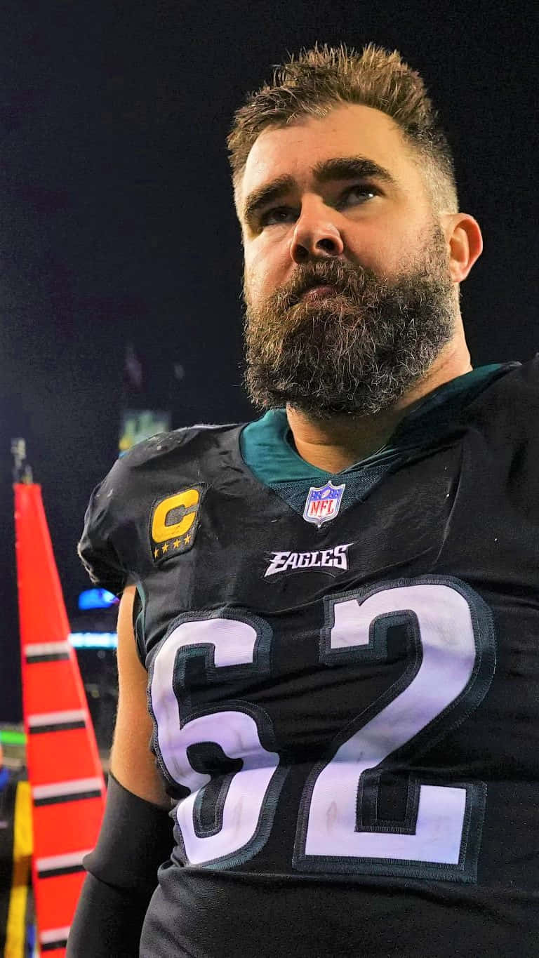 Jason Kelce, The Heart And Soul Of The Philadelphia Eagles' Offensive Line. Wallpaper