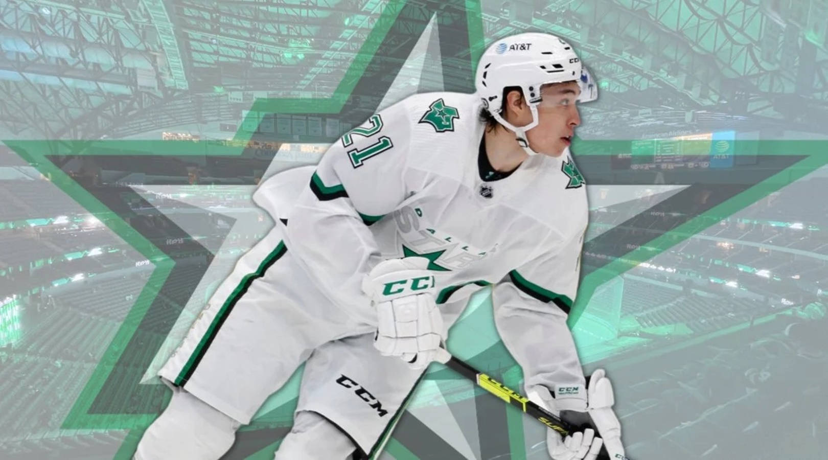 Jason Robertson Dallas Stars Poster Art Wallpaper