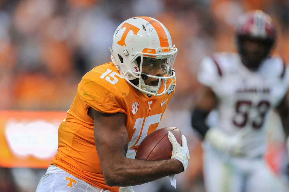 Jauan Jennings Tennessee Football Action Wallpaper