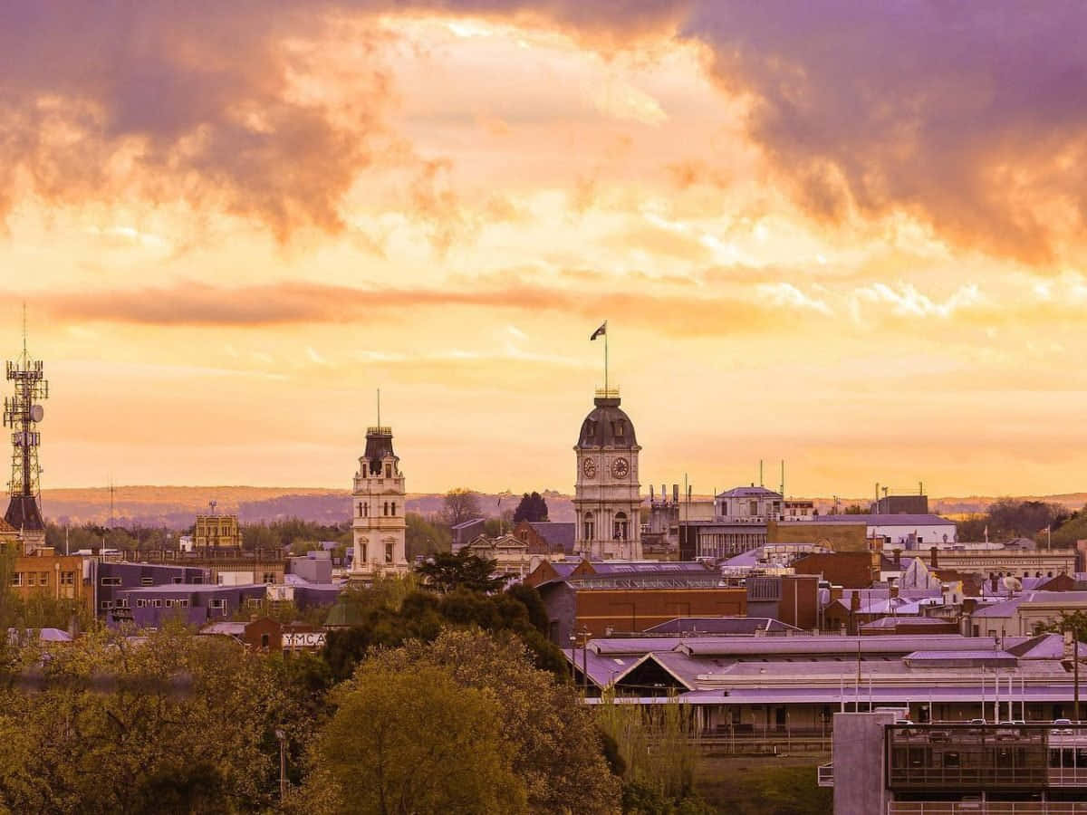 Jaw-dropping View Of The Magnificent Ballarat Botanical Gardens Wallpaper