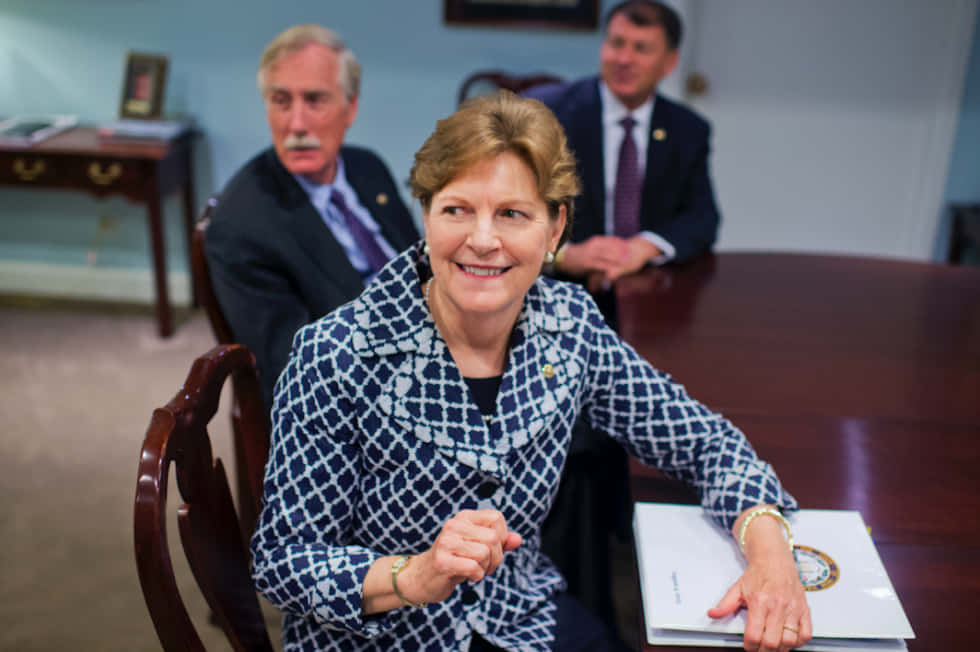 Jeanne Shaheen Smiling Wallpaper