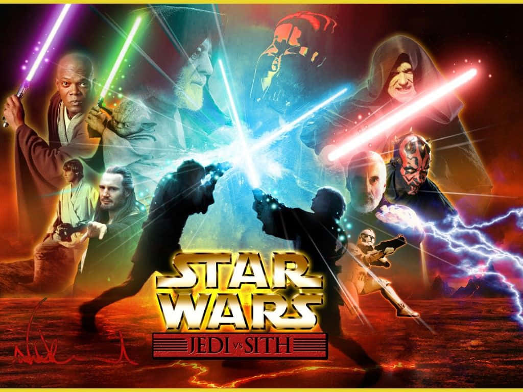 Jedi Vs Sith 1024 X 768 Wallpaper