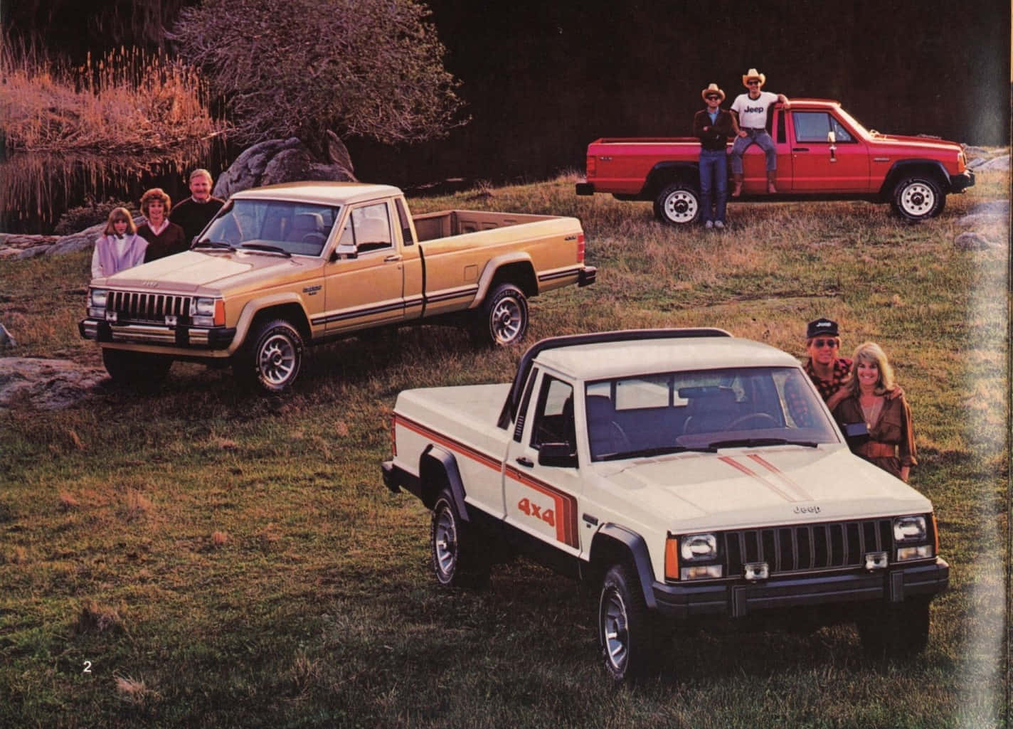 Jeep Comanche Exploring The Great Outdoors Wallpaper