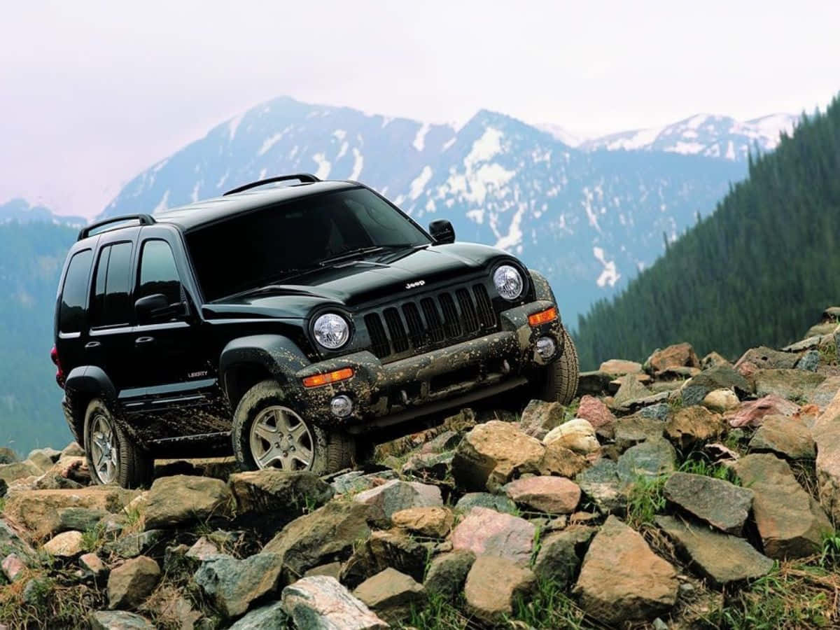 Jeep Liberty Off-roading Adventure Wallpaper