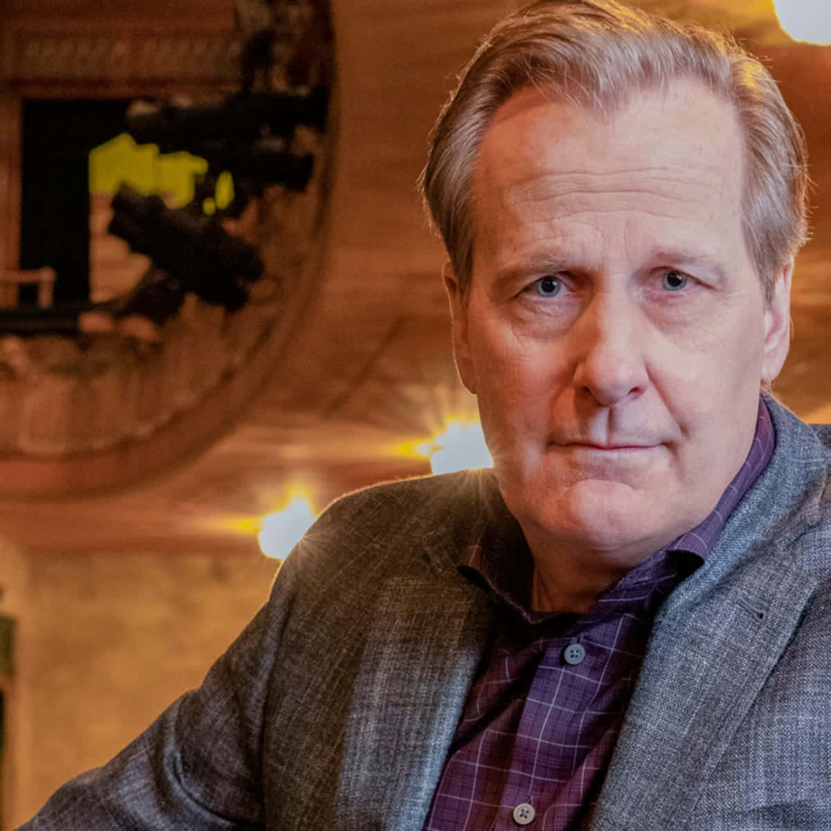 Jeff Daniels Pensive Portrait Wallpaper