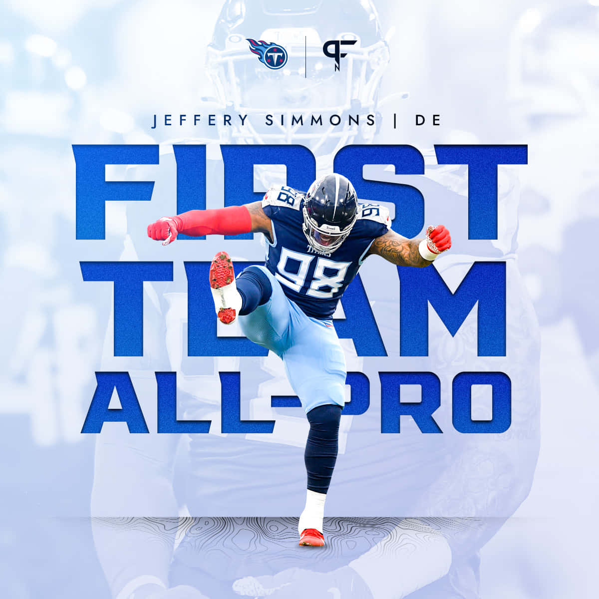 Jeffery Simmons All Pro Tennessee Titans Wallpaper