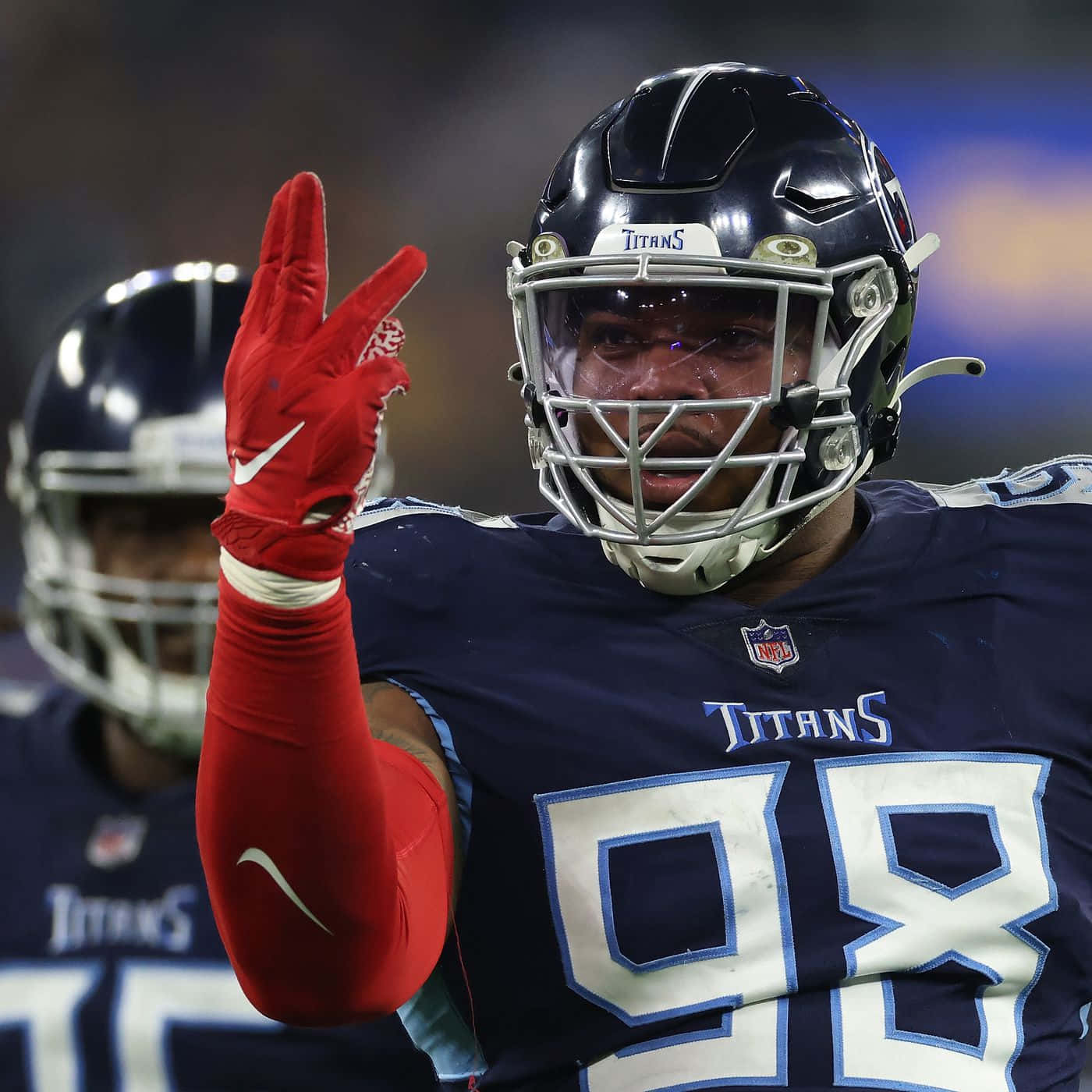 Jeffery Simmons Titans Defensive Lineman Wallpaper